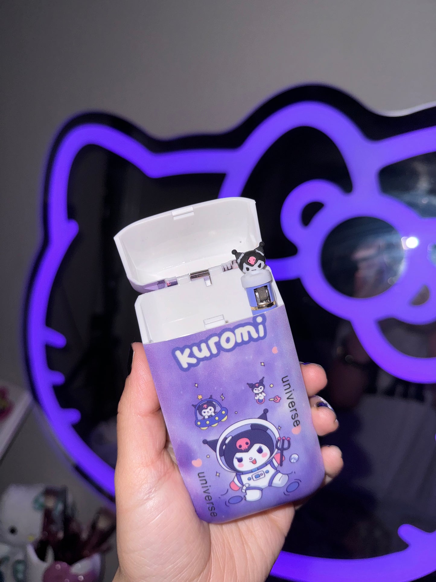 Kuromi Stash Box & Lighter 💜