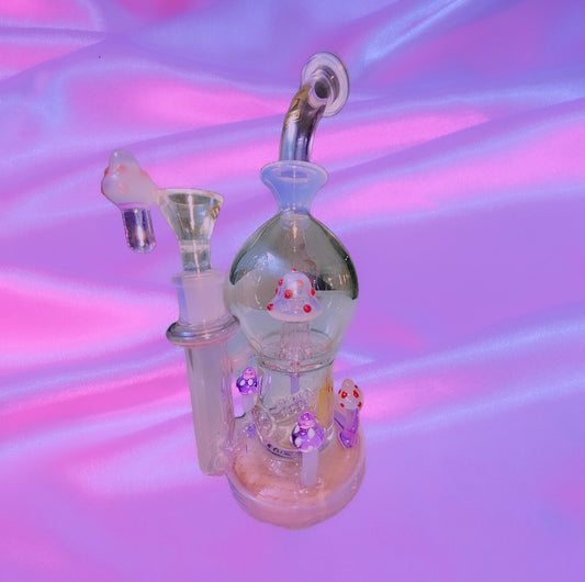 Pink Shroom Trip Bong