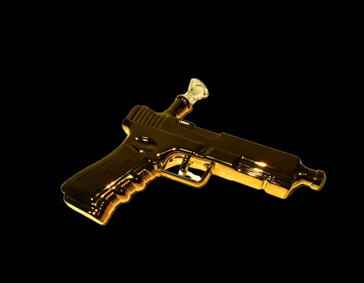 Gold Glock Glass Pipe π΅π€