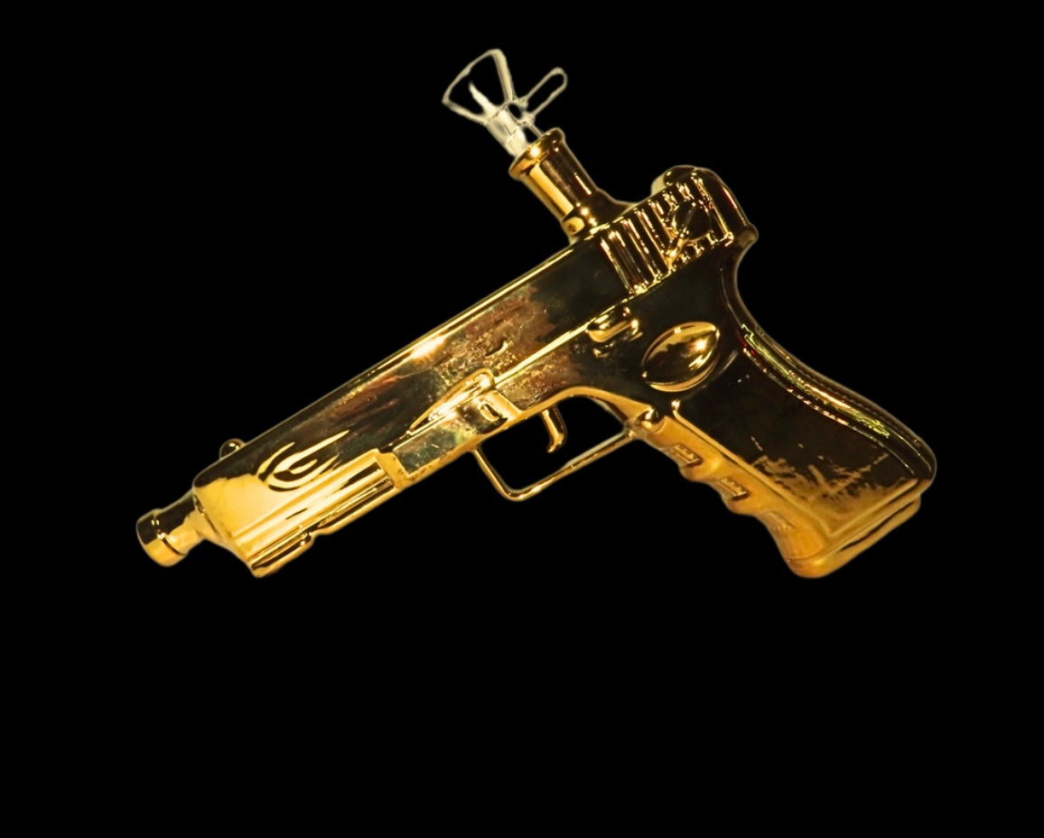 Gold Glock Glass Pipe π΅π€