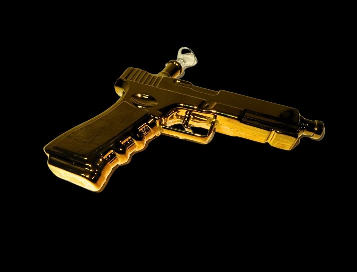 Gold Glock Glass Pipe π΅π€