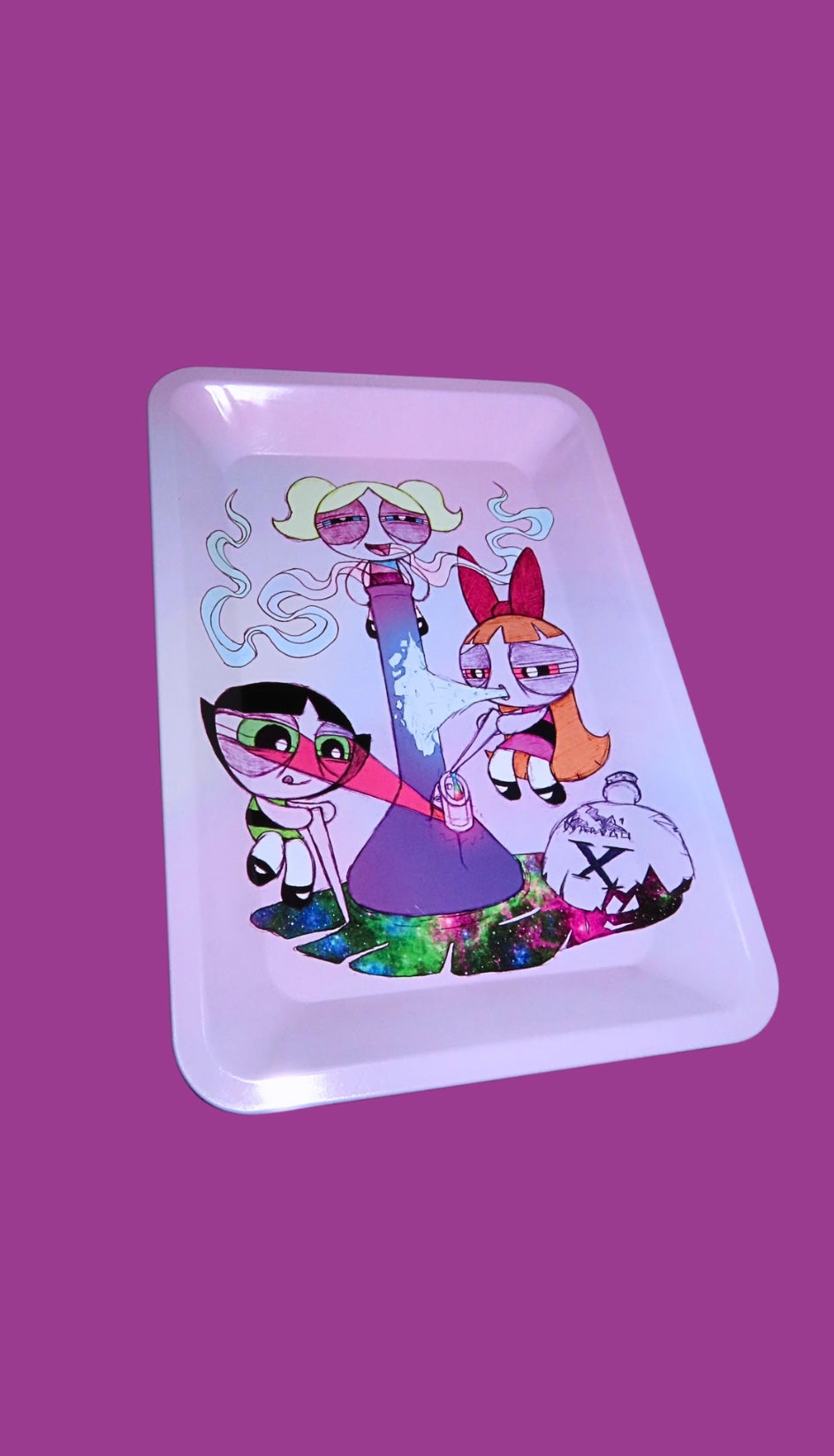 Powerpuff girls mini rolling tray